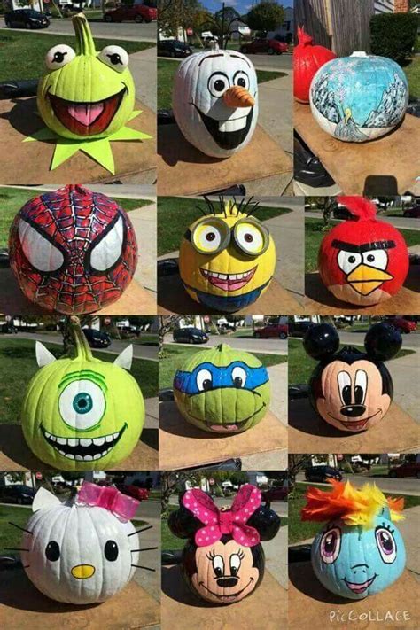 Painted pumpkins! | Creative pumpkin painting, Halloween crafts ...