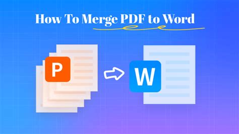 Hassle Free Ways To Merge Pdf To Word Updf