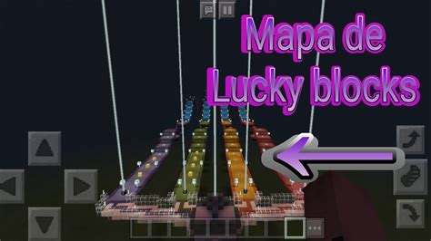 Mapa De Lucky Block Para Minecraft PE YouTube