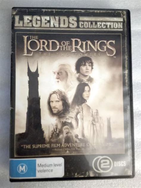 THE LORD OF The Rings The Two Towers DVD 2002 6 50 PicClick AU