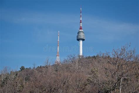 Namsan Tower In Yongsan Seoul South Korea Stock Photo Image Of Hill