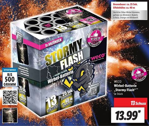 WECO Wirbel Batterie STORMY FLASH Aanbieding Bij Lidl