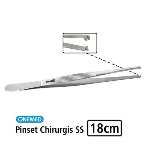 Jual Pinset Chirurgis Cm Stainless Steel Onemed Jakarta Pusat