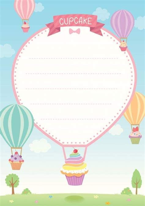 Pin by จราย นามล on jubchay kawaii memo paper Cupcake template