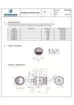 SINGLE LEVEL PRESSURE SWITCHES Tecnofluid Engineering SrL PDF