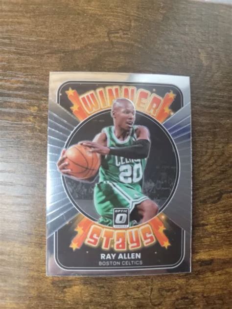 Ray Allen Donruss Optic Winner Stays Insert Boston Celtics