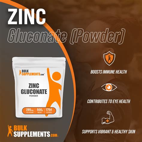 Zinc Gluconate Powder | Zinc Supplement | Zinc Gluconate Supplement