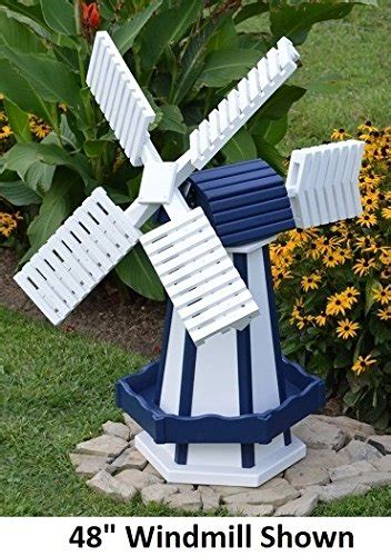 Wood Windmill Yard Decoration | Shelly Lighting