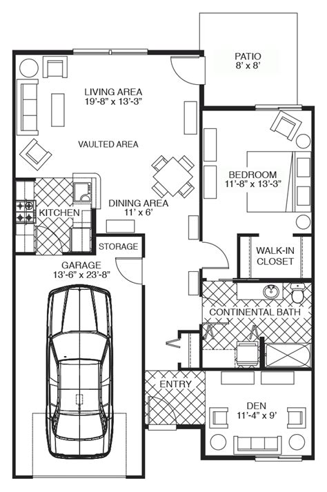 Luxury Floor Plans For Patio Homes - New Home Plans Design