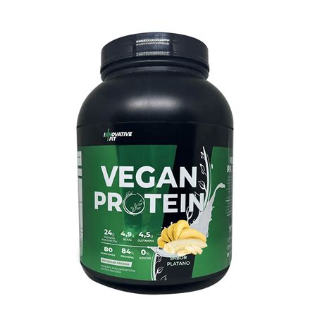 Vegan Protein 80 Porciones Innovative Fit 5 Libras Suplementos