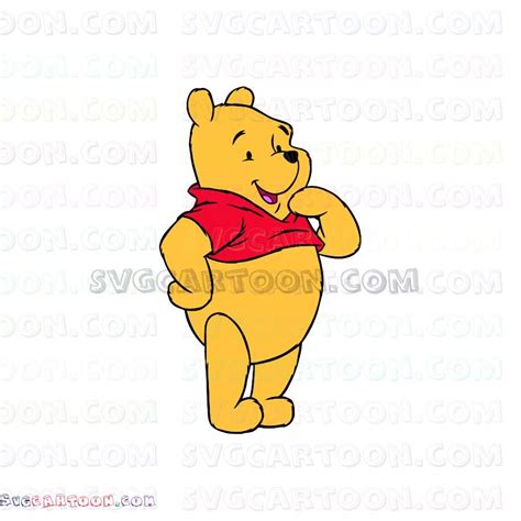 Bear Winnie The Pooh Svg Dxf Eps Pdf Png Winnie The Pooh Pooh Winnie