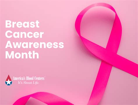 Breast Cancer Awareness Month Americas Blood Centers