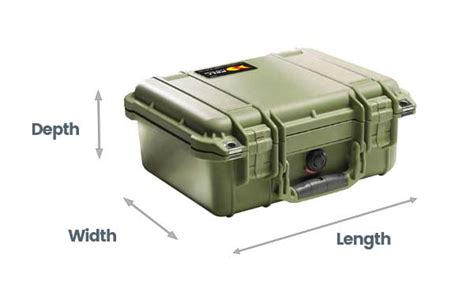 Peli Case Sizes Compare 40 Sizes