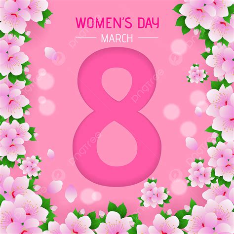 Women Day Card Vector Hd Images Women S Day 8 March Greeting Card