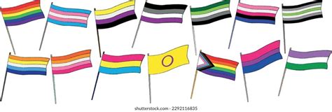 Lgbt Flags Pride Month Homosexual Gay Stock Vector Royalty Free 2292116835 Shutterstock