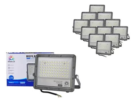 Reflector Luminaria Led W W Ip Exteriores Piezas