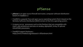 Pf sense oracle vm part01 | PPT | Free Download