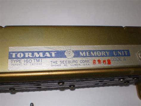 Seeburg Ay160 Aq160 Ds160 Jukebox 160 Tm1 Tormat Memory Unit