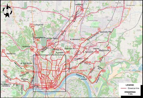 Cincinnati Streetcar Route Map