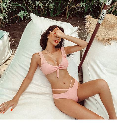 Sexy Small Chest Slim Fit Bikini Spring Women S Swimsuit On Luulla