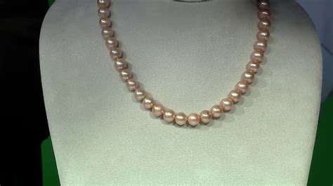 Chic Chinese Ming Pearl Silver Necklace Cm