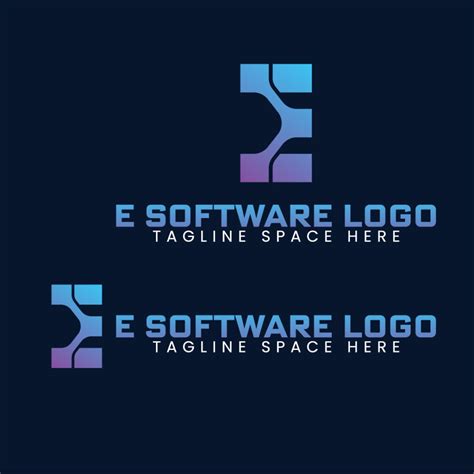 E software logo Brand Identity Logo Template - MasterBundles