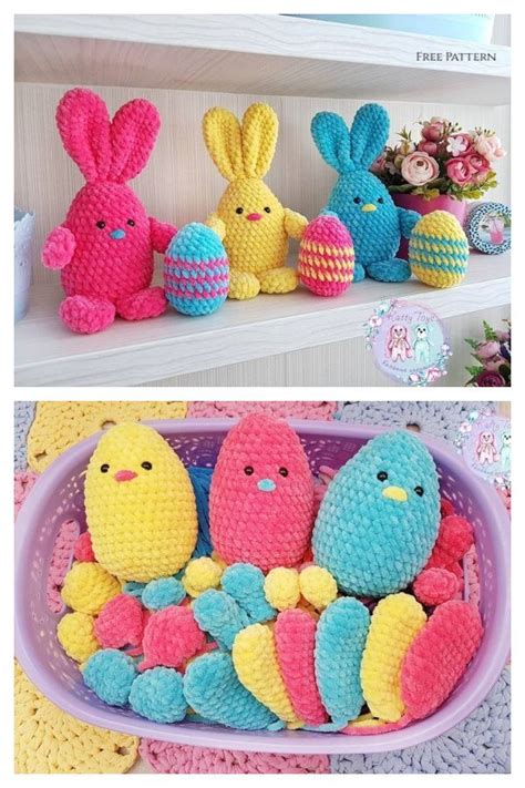 10 Easter Egg Bunny Crochet Patterns Free And Paid Diy Magazine Easter Crochet Patterns Free