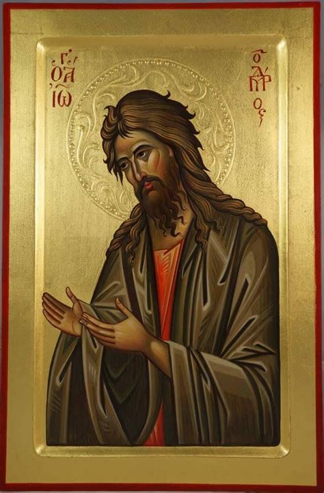 Ready To Ship Orthodox Icon Byzantine Icon Saint John The Forerunner