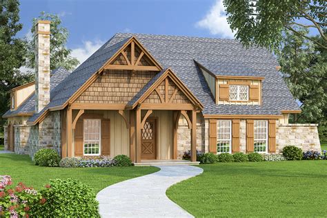 Rustic Cottage With Breezewy And Bonus 55146br Architectural Designs House Plans