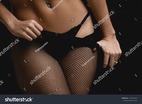 Sexy Woman Lace Black Sensual Lingerie Stock Photo Shutterstock