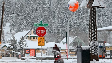 California storm could bring 12 feet of snow to Sierra Nevada mountains ...