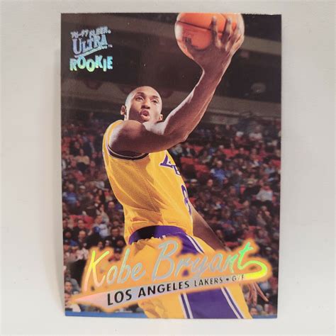 Fleer Ultra Kobe Bryant Rookie Card Rc Lakers Ebay