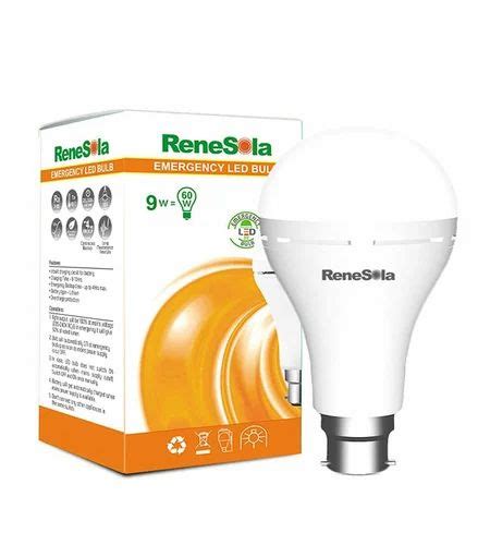 Renesola Emergency Led Bulb Watt Rechargeable Emergency For Home At