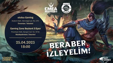 League of Legends on Twitter EMEA Masters ta Yarı Final zamanı