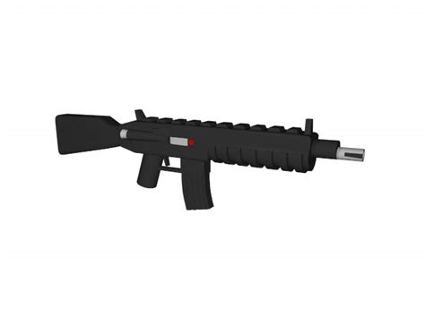 3d 3ds lego m4 rifle