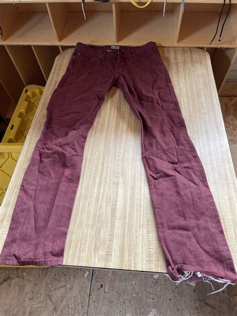 Naked Famous Pomegranate Selvedge Weird Guy Jeans 3 Gem