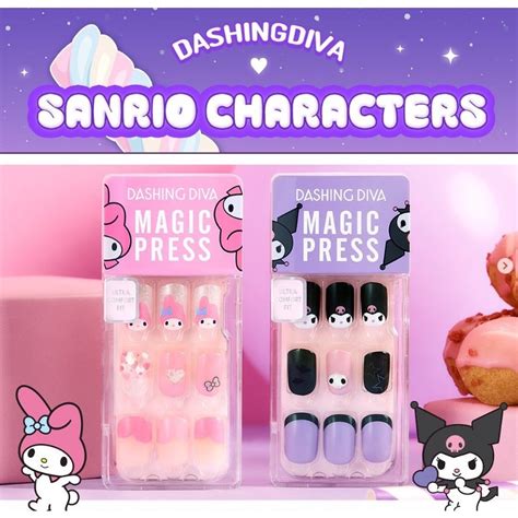 Jual LAST STOCK DASHING DIVA X SANRIO Magic Press On Nails My Melody