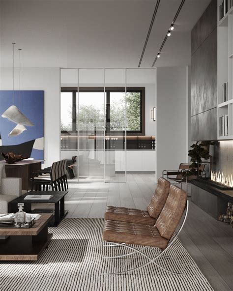 Bauhaus Concept Elegance House Interior Japanese Luxury Minimalistic