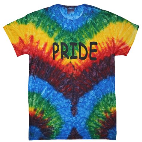 Gay Pride Men S Adult Tie Dye Pride T Shirt Small Walmart