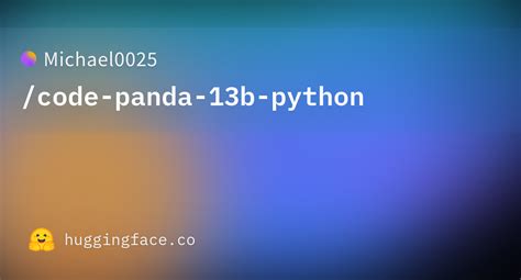 Michael0025code Panda 13b Python At Main