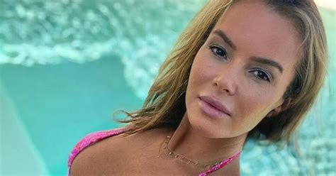 Amanda Holden Flashes Cleavage As She Spills Out Of Tiny Bikini During Solo Trip Daily Star