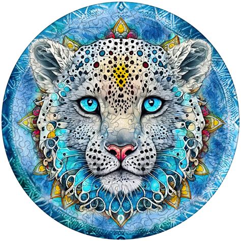 Snow Leopard Mandala Fa Kirak S J T K