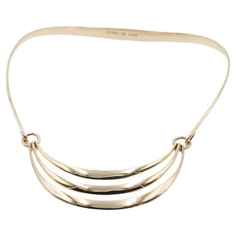 Hans Hansen Modernist Necklace For Sale At 1stdibs Hans Hansen Necklace