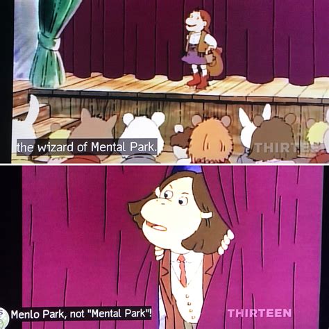 Years later, I realize Muffy probably said this on purpose as a dig at ...