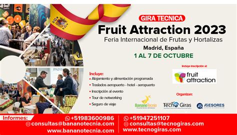 Gira Fruit Attraction Madrid España 2023 Bananotecnia