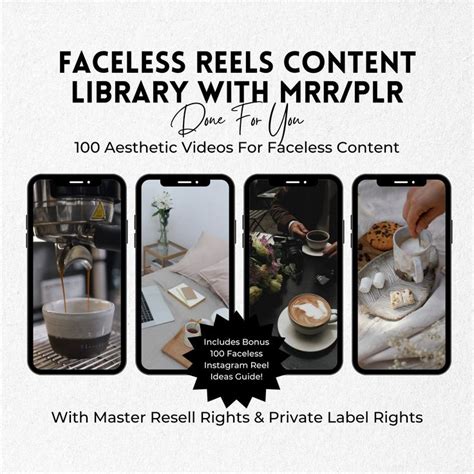 Faceless Videos With Mrr Aesthetic Videos Master Resell Rights Done For