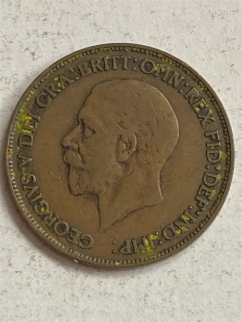 1930 PENNY GEORGE V Coin British English 0 99 PicClick UK