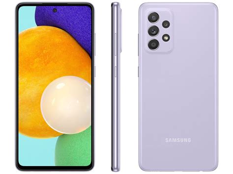 Smartphone Samsung Galaxy A52 128GB Violeta 4G - 6GB RAM Tela 6,5” Câm ...