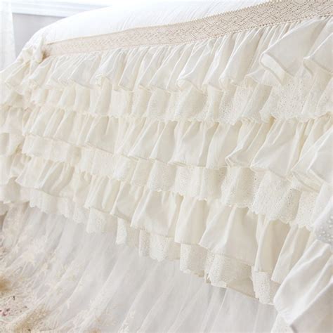 Ivory White Ruffle Crochet Eyelet Lace Luxury Shabby Cotton Etsy