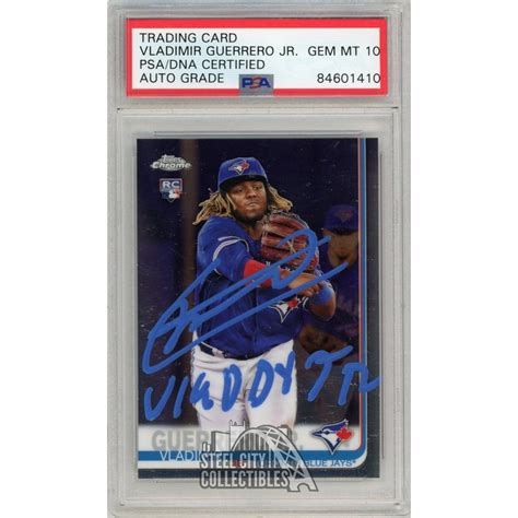 Vladimir Guerrero Jr Topps Chrome Update Vladdy Jr Rc Autograph